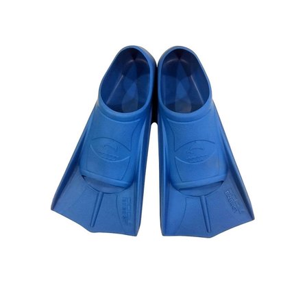 Mavi 41-42 Numara Yüzme Paleti Kauçuk Kısa Palet Havuz Deniz Antrenman Erkek Unisex Ayak