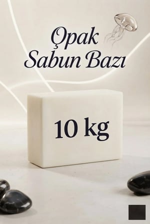 Kendi Sabununu Yap! 10 KG Opak Sabun Bazı + Şeftali Esansı +Pembe Kırmızı Boya