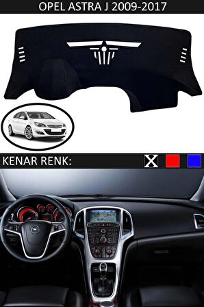 Opel Combo 2018+ İçin Uygun Torpido Koruma Halısı Siyah Kenar Renk Siyah