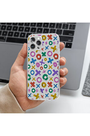 Oppo A16 Uyumlu XO Tasarımlı Premium Şeffaf Telefon Kılıfı