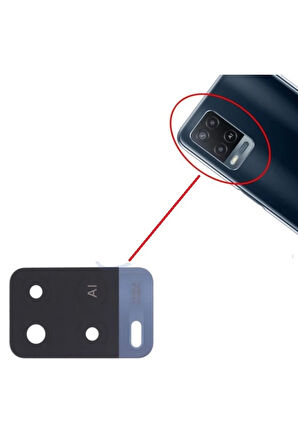 OPPO A54 (CPH2239) Uyumlu Kamera Camı