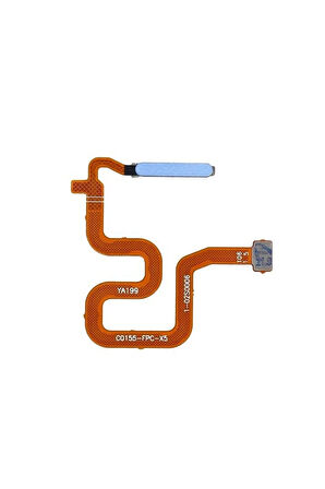 OPPO A72 (CPH2067) Uyumlu Home Flex Mavi-Parmak İzi