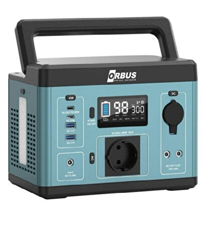 Orbus 300W Power Station Taşınabilir Güç Kaynağı (POWER STATİON)
