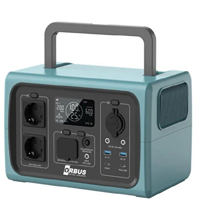 Orbus 600Watt Power Station Taşınabilir Güç Kaynağı