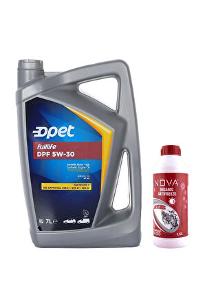 Fulllife Dpf 5w-30 Sentetik Motor Yağı 7 L + 1500 Ml Antifriz