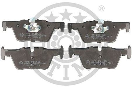 Optımal Bp12586 Fren Balata Seti Dısklı Fren 1F20 -1F21 -3F30-F80 -3 Gran Turısmof34 -3 Tourıngf31 -4 Coupef32-F82