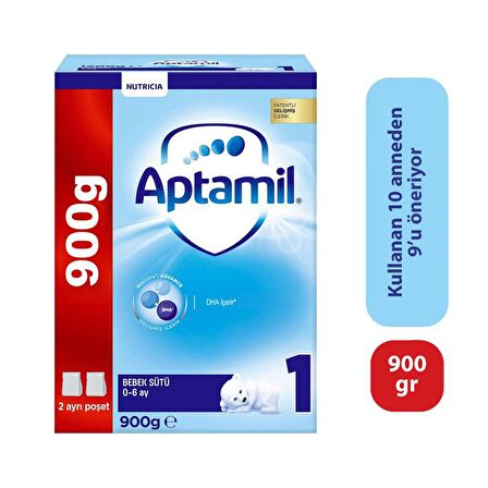 Aptamil 1 Bebek Sütü 900 gr x 3 Adet