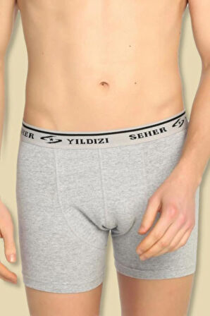 Yıldızı Elastan Erkek 8'li Paket Likralı Çokrenkli Boxer 0060