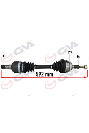 Komple Aks Sol Opel Vectra A 1.8-2.0 88-95 -astra F 92-98 -calıbra A 89-97 Abs L