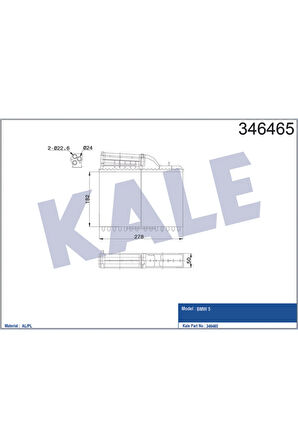 KALORIFER RADYATORU BMW E34 88 92