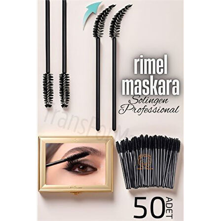 Rimel Maskara Fırçası Esnek 50 Adet Solingen