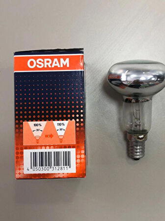 2 ADET OSRAM R50 220V  E 14 25W SPOT LAMBA