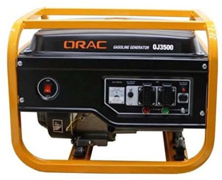Orac OJ3500E Benzinli Jeneratör 2.8 KW Marşlı 7 HP