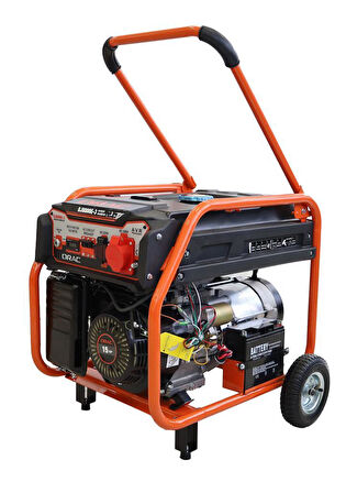Orac OJ8000-3 Trifaze Benzinli Jeneratör 6.5 KW Marşlı 15 HP