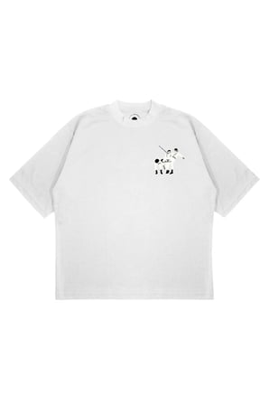 Unisex Oversize A CLOCKWORK ORANGE TV SHOW Baskılı Boxy Fit Kalın Kumaşlı (240gsm) T-shirt