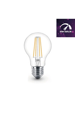 7W E27 Filament LED Ampul - Dim Edilebilir – DF60  10LU