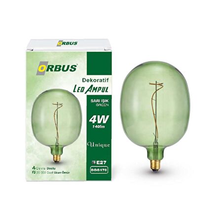 Dekoratif Led Ampul GREEN 4W 140lm DGG170