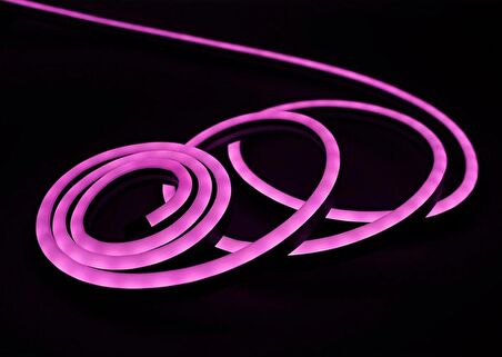 ORBUS Neon Şerit Led PINK 2 Metre USB'li