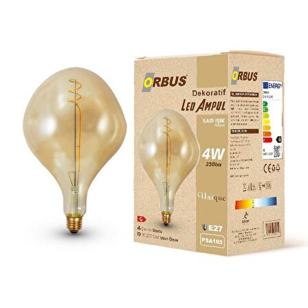 Dekoratif Led Ampul AMBER 4W 350lm PSA165