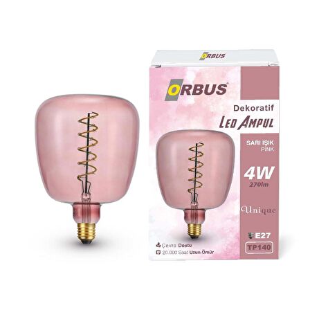 Dekoratif Led Ampul PINK 4W 270lm TP140