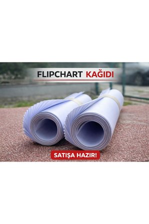 64x90 cm Flipchart Kağıdı Askısız Düz – Toplantı ve Sunum Kağıdı 1 Adet