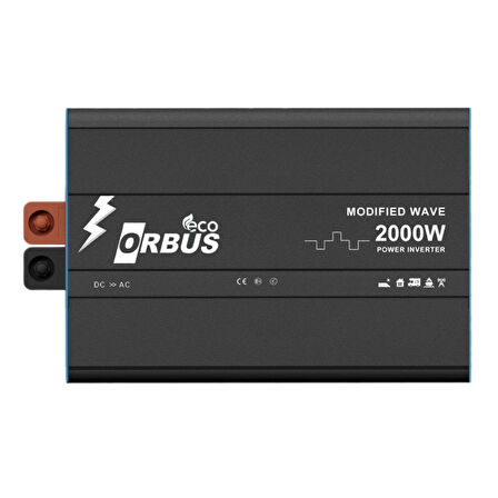 Orbus 12V 2000W Modifiye Sinüs İnverter