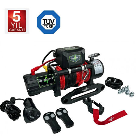 QUATRO DIAMOND SERIES HD 13500lb SENTETİK HALATLI VİNÇ