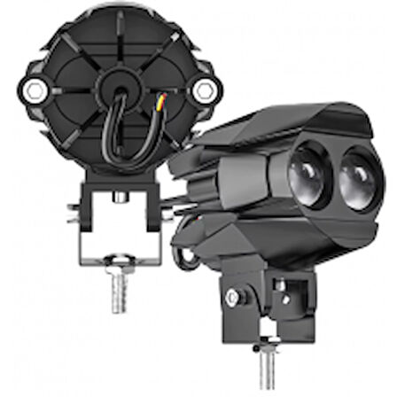 ORD Çift Renkli 6D Mercek 12/60W İkili Set Sis Farı