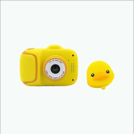 QASUL 1080p Hd Kamera Karikatür Çocuklar Için 5 Oyunlu Dijital Fotoğraf Makinesi 