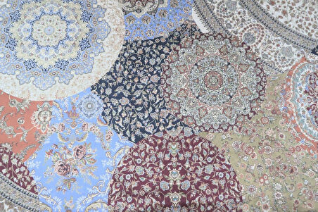 Modern Patchwork Hereke Halısı; Ultra Lüks Salon, Oturma Odası, Yatak Odası ve Taban Halıları, Mutfak Halıları Modal İplik