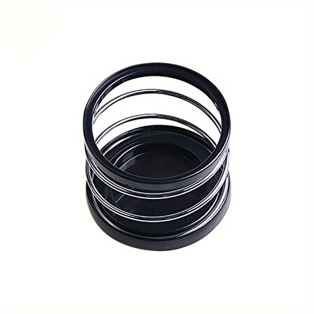 Yaylı Bardaklık Bardak İçeçek Tutucu Siyah