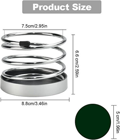 Yaylı Bardaklık Bardak İçeçek Tutucu Siyah