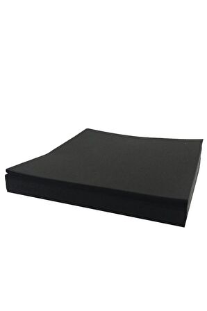 Origami Kağıdı, 100 Adet Siyah Renk  Origami Set 100lü Paket