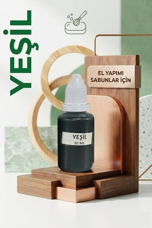 5 KG Opak + 5 KG Şeffaf Sabun Bazı ve Yeşil Sabun Boyası Seti – Hobi ve El Yapımı Sabun Seti