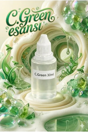 C. Green Kokulu Esans 30 ml | Mavi Renk Sabun Boyası 30 ml | Şeffaf Sabun Bazı 500 gr