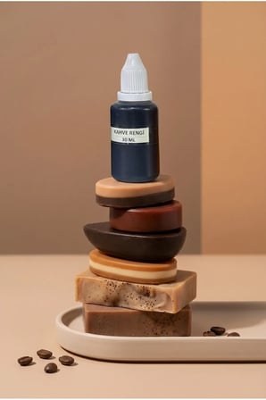 C. Green Kokulu Esans 30 ml | Kahverengi Renk Sabun Boyası 30 ml | Şeffaf Sabun Bazı 500 gr