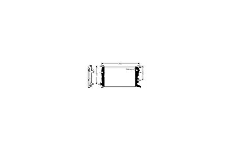 Oris BRN063016 Motor Radyatörü Fluence 1.5DCI (630x368x26) 214100068R