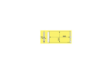 Oris CFI270016 Klima Kondenseri Doblo 01 Idea 04 Punto 03 YpsiIon 06-11 1.3 JTD-1.9JTD 605X305X16 46820833