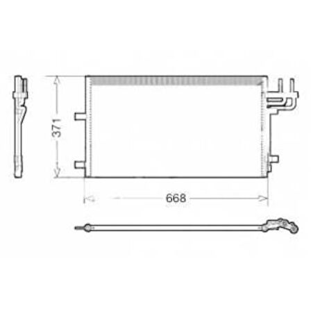 Oris CFR851016 Klima Radyatörü Fiesta VI 1.25 1.4 16V 1.4TDCI 08- 8V5119710BB
