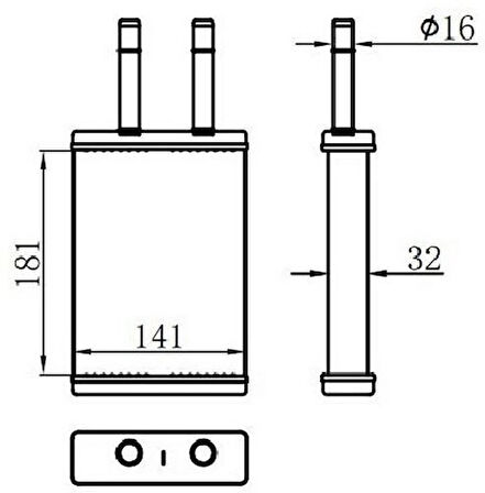 Oris KKI038032 Kalorifer Brazing Heater A M 180X145X32 Rio 