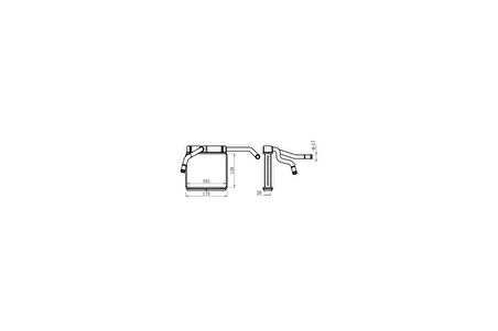 Oris KMZ003026 Kalorifer Radyatörü Mazda B-Serisi Bt-50 Ford Ranger 98-06 (140x165x26) 3943167