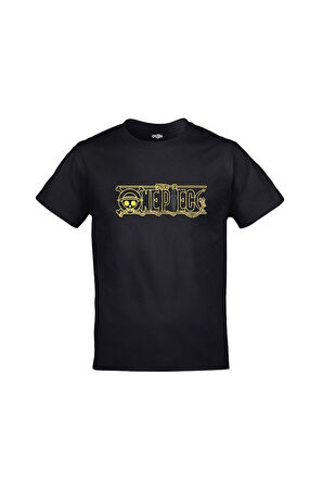 One Piece Roronoa Zoro Ön Arka Baskılı Unisex Siyah Tshirt