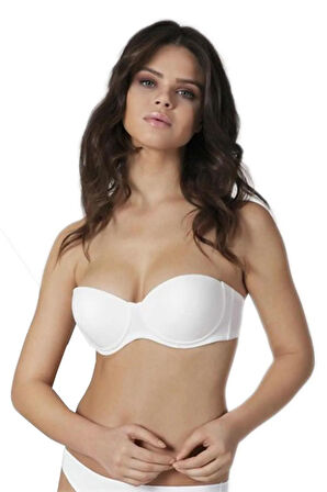 Balenli Dolgusuz Straplez Sütyen2550