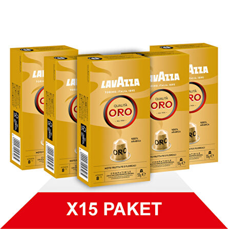 Qualità Oro 55gr Nespresso® Uyumlu Alüminyum Kapsül x15