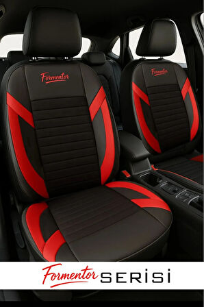 Skoda Favorit (781) 1.3 135 Xlxglx (781) (54 Hp) 1990 UYUMLU FORMENTOR SERİSİ TAM SET TAY TÜYÜ OTO KILIF KIRMIZI