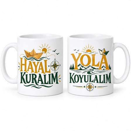 Ortak Hayaller 2`li Kupa Seti - MODEL 348