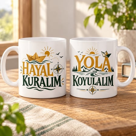 Ortak Hayaller 2`li Kupa Seti - MODEL 348