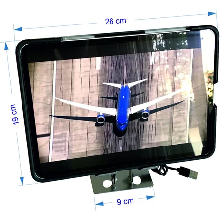 SAKOYA Fanl Tablet Stand ok A Ayarl 304 Kalite Pasllanmaz, Ykselti Ayarl