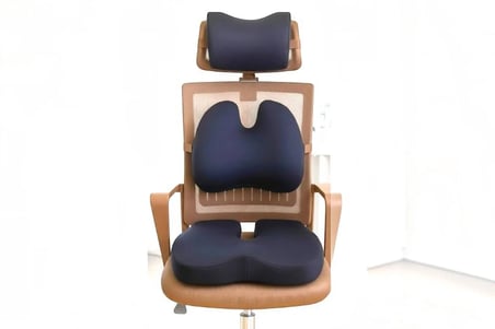 ORTOVİTA Yeni Nesil Visco Ortopedik Ergonomik (  3'lü Set Ortopedik Yastık Seti Kalça, Bel ve Boyun Desteği) 