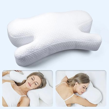 ORTOVİTA Yeni Nesil Visco Ortopedik Ergonomik Ortopedik( Kırışık Giderici ) Güzellik Yastığı Visco Rahat YATIŞ Ortopedik 